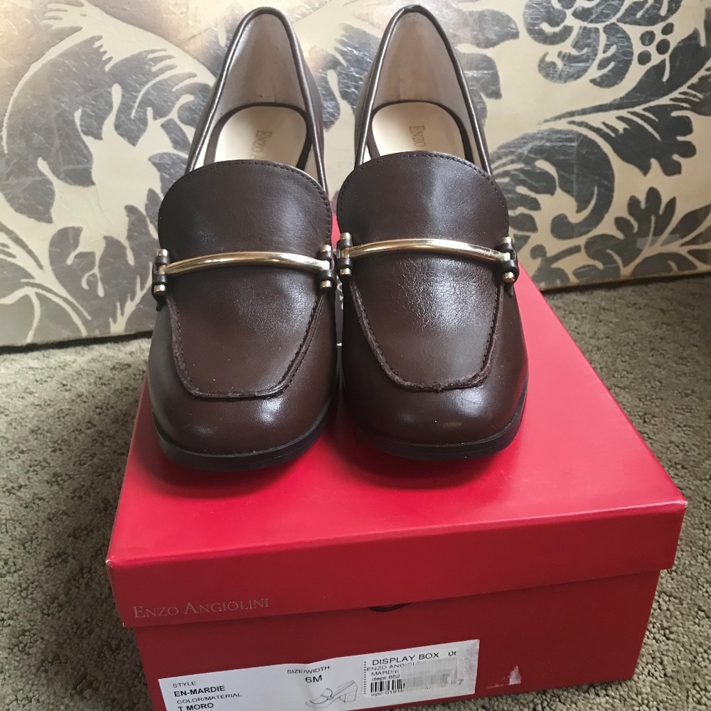 Dress Shoes High Block Heel Enzo Agiolini